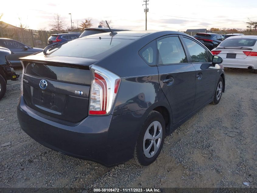 2013 TOYOTA PRIUS ONE/TWO/THREE/FOUR/FIVE - JTDKN3DU0D5546105