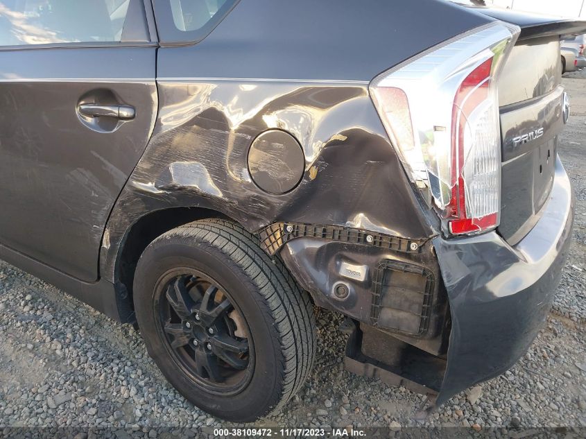 2013 TOYOTA PRIUS ONE/TWO/THREE/FOUR/FIVE - JTDKN3DU0D5546105