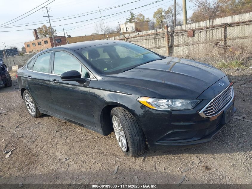 2017 FORD FUSION SE - 3FA6P0HD0HR121478