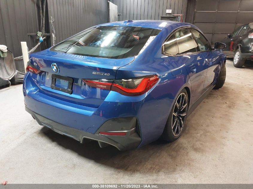 2023 BMW I4 EDRIVE40 WBY73AW02PFN73295