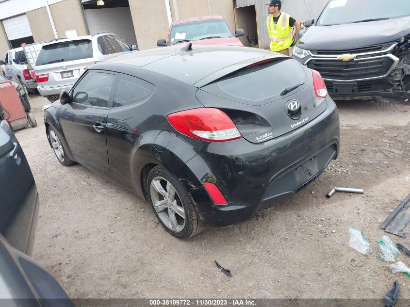 2013 HYUNDAI VELOSTER - KMHTC6AD3DU117154