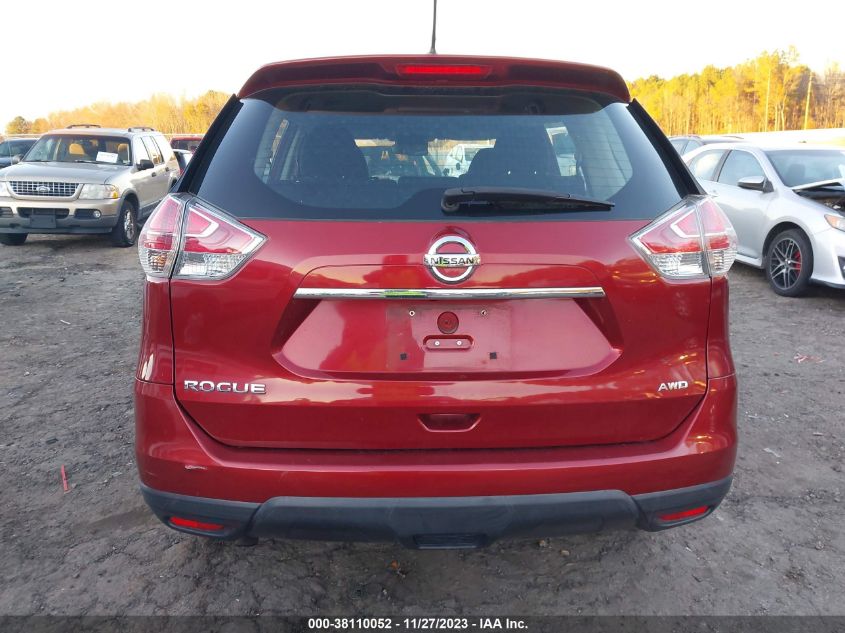 2016 NISSAN ROGUE S/SL/SV - 5N1AT2MV5GC795340