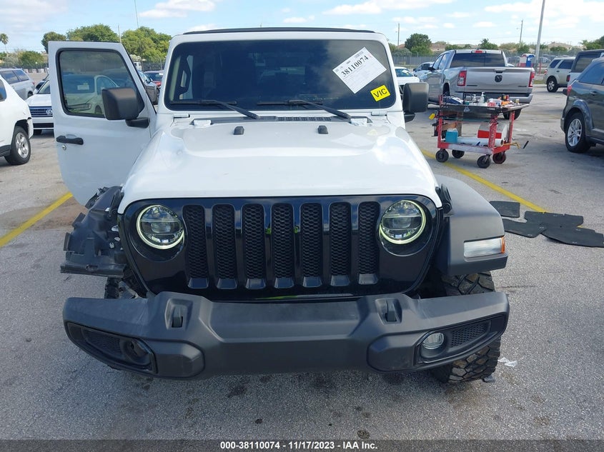 VIN 1C4HJXDN4MW794020 2021 JEEP WRANGLER UNLIMITED SPORT