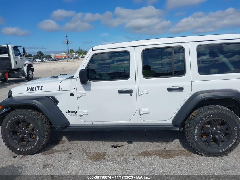VIN 1C4HJXDN4MW794020 2021 JEEP WRANGLER UNLIMITED SPORT