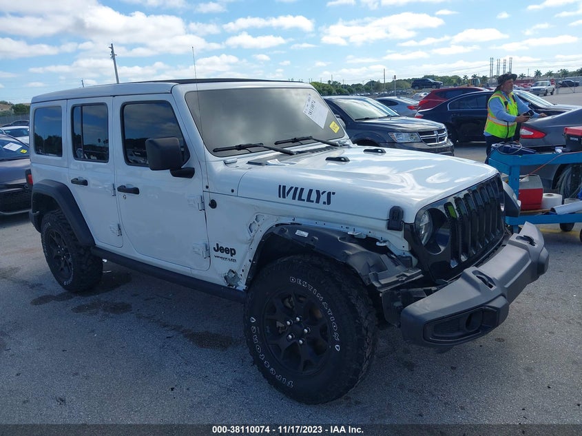 VIN 1C4HJXDN4MW794020 2021 JEEP WRANGLER UNLIMITED SPORT