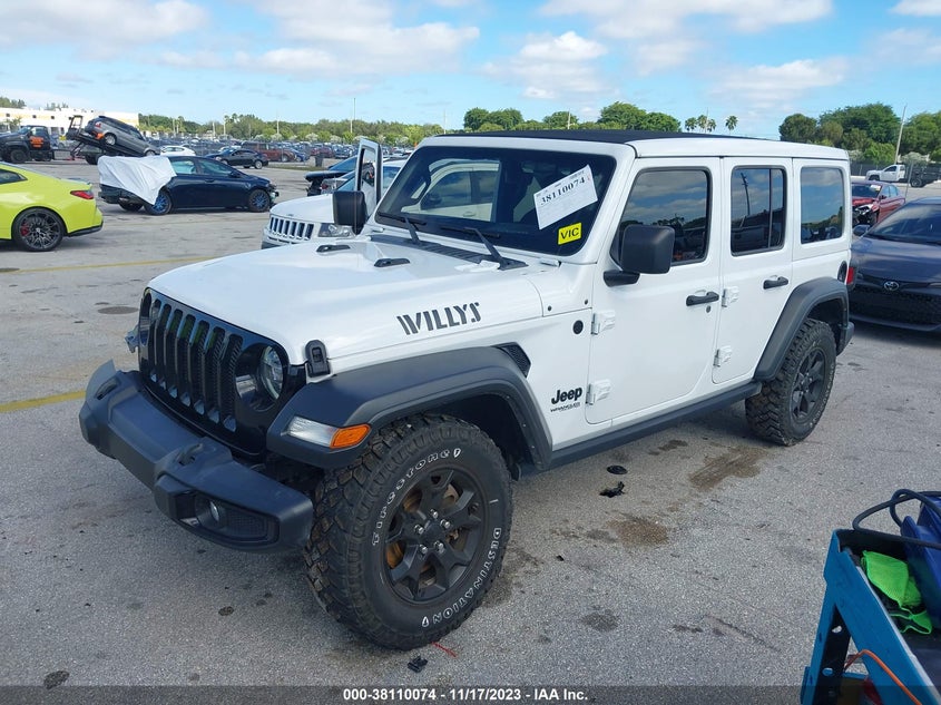 VIN 1C4HJXDN4MW794020 2021 JEEP WRANGLER UNLIMITED SPORT