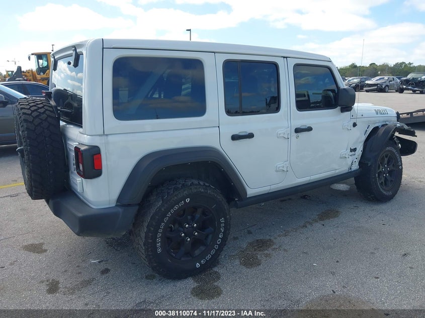 VIN 1C4HJXDN4MW794020 2021 JEEP WRANGLER UNLIMITED SPORT