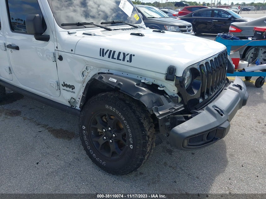 VIN 1C4HJXDN4MW794020 2021 JEEP WRANGLER UNLIMITED SPORT