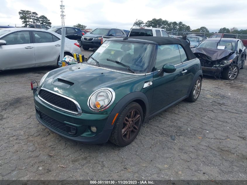 2013 MINI CONVERTIBLE COOPER S - WMWZP3C50DT297400