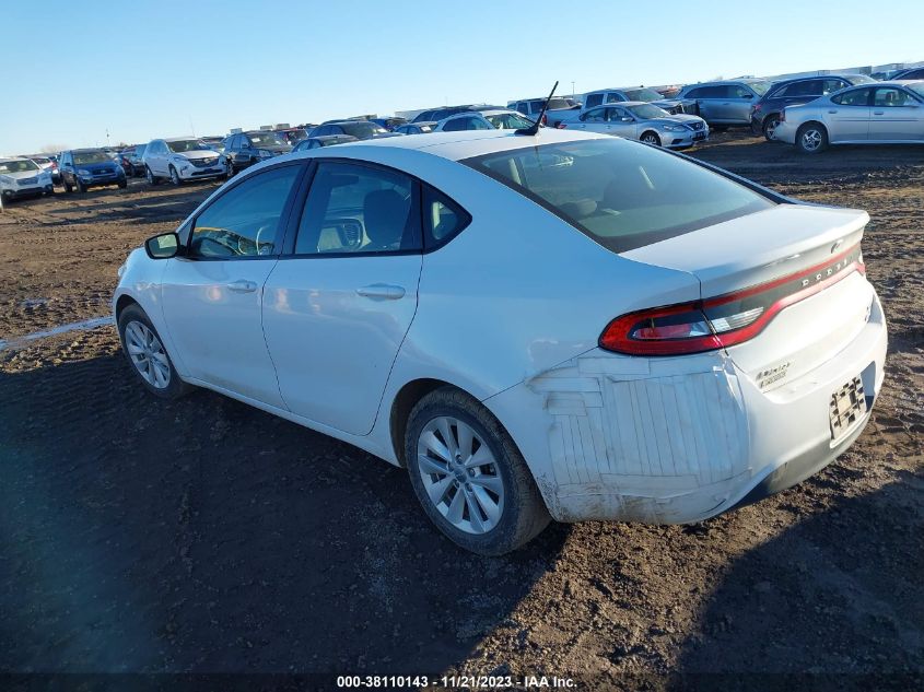2014 DODGE DART SXT - 1C3CDFBB6ED790850