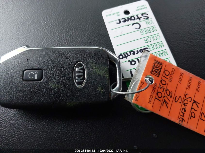 2021 KIA SORENTO S - 5XYRL4LCXMG010501