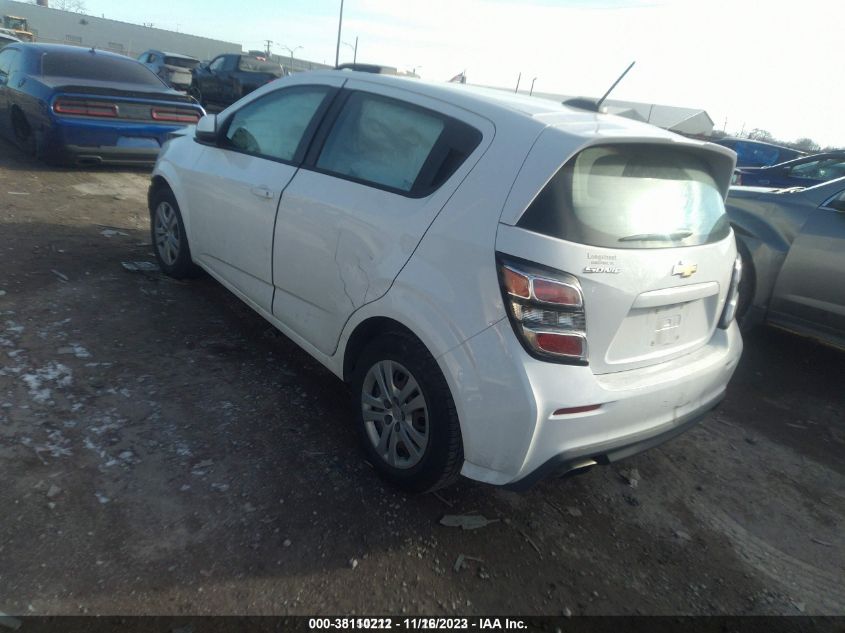 2017 CHEVROLET SONIC LT - 1G1JG6SH5H4170812