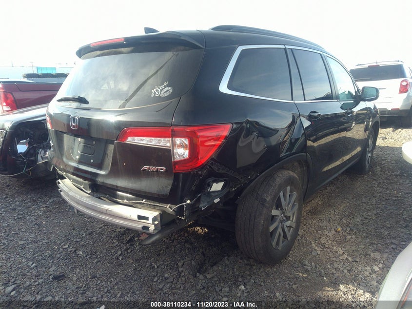 VIN 5FNYF6H33KB074567 2019 HONDA PILOT EX