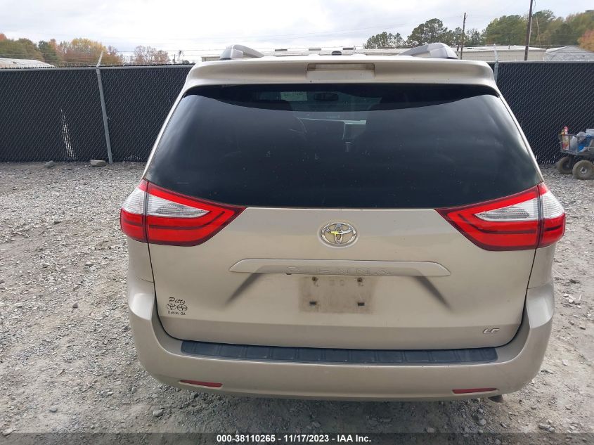 2015 TOYOTA SIENNA LE 8 PASSENGER - 5TDKK3DC7FS649759