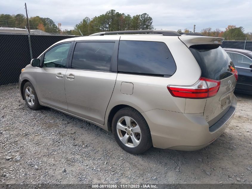 2015 TOYOTA SIENNA LE 8 PASSENGER - 5TDKK3DC7FS649759