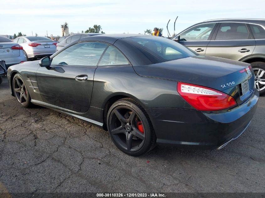 2013 MERCEDES-BENZ SL 550 WDDJK7DA2DF001220