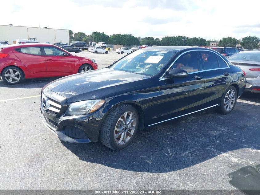 VIN 55SWF4JBXJU237578 2018 MERCEDES-BENZ C 300