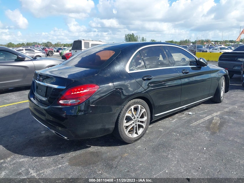 VIN 55SWF4JBXJU237578 2018 MERCEDES-BENZ C 300