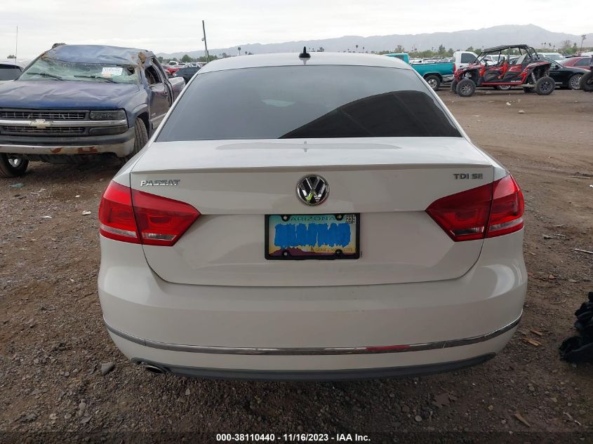 2013 VOLKSWAGEN PASSAT SE - 1VWBN7A35DC046758