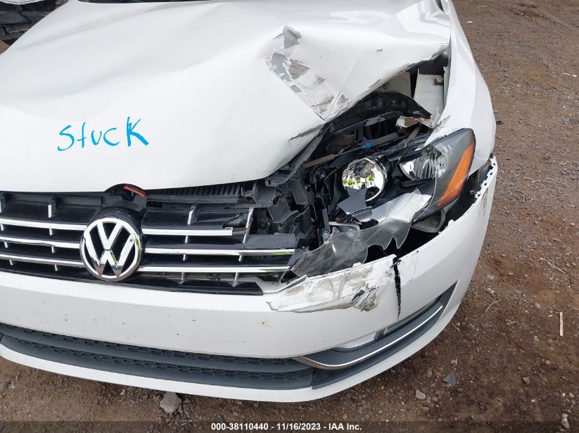 2013 VOLKSWAGEN PASSAT SE - 1VWBN7A35DC046758