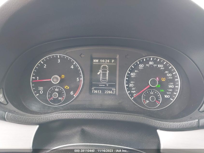 2013 VOLKSWAGEN PASSAT SE - 1VWBN7A35DC046758