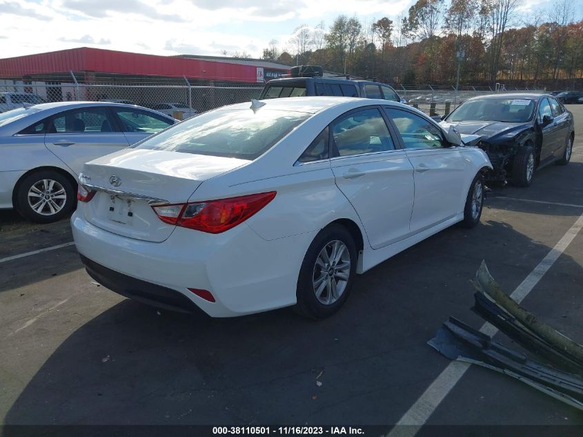 2014 HYUNDAI SONATA GLS - 5NPEB4AC9EH846525