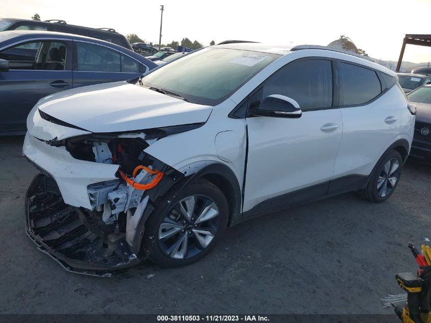 1G1FY6S08N4122598 Chevrolet Bolt EUV FWD LT 2