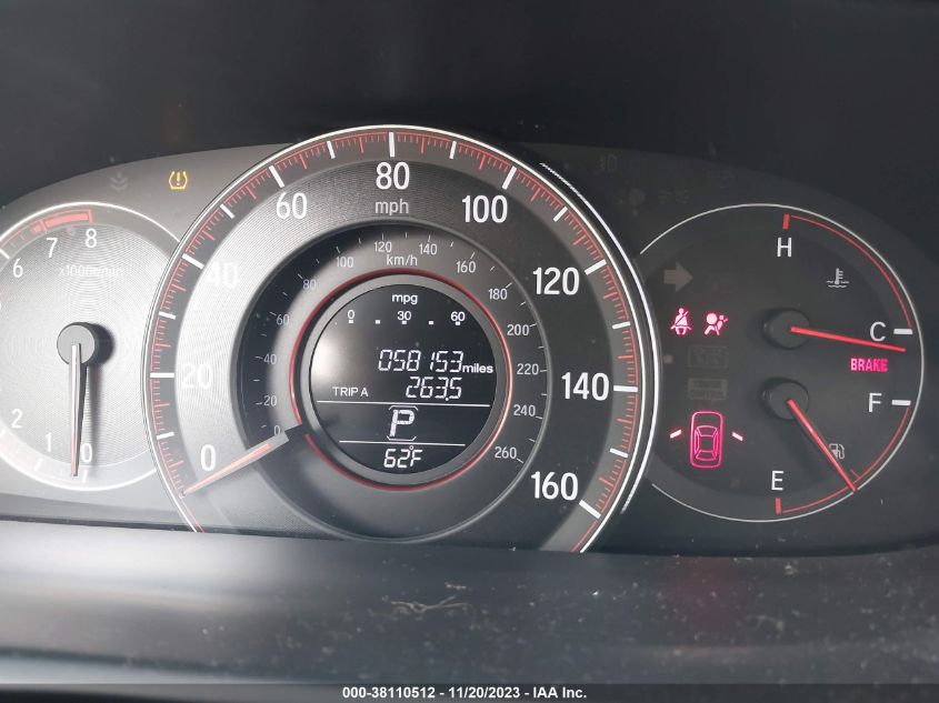 2016 HONDA ACCORD SPORT - 1HGCR2F52GA186129