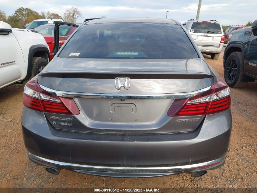2016 HONDA ACCORD SPORT - 1HGCR2F52GA186129