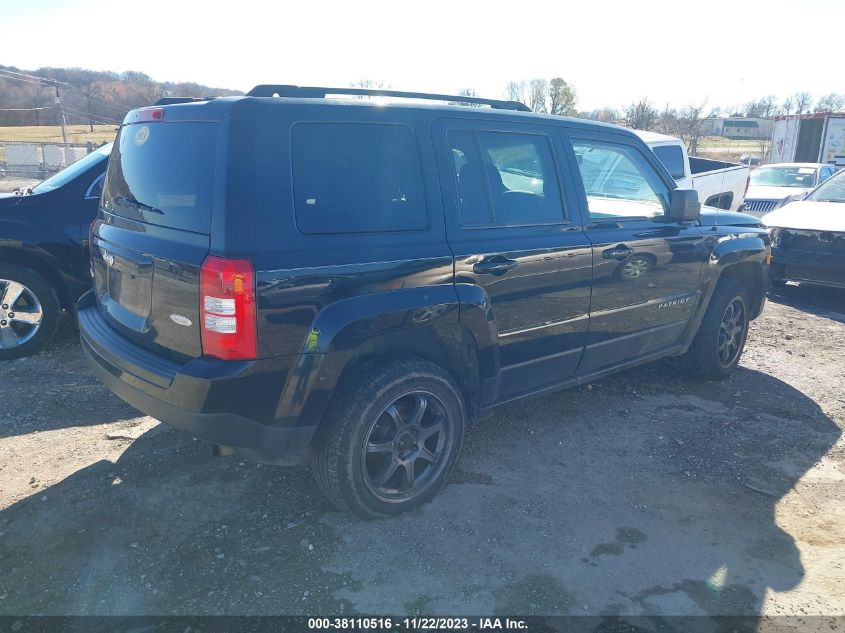 2014 JEEP PATRIOT LATITUDE - 1C4NJRFBXED885002
