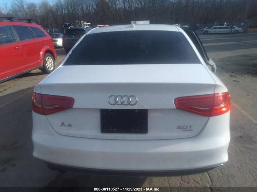2015 AUDI A4 2.0T PREMIUM - WAUBFAFLXFN010767