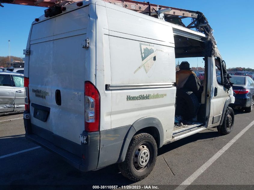 2018 RAM PROMASTER 2500 HIGH ROOF 136" WB 3C6TRVCG5JE112821