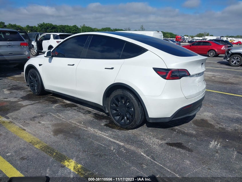VIN 5YJYGDEE2MF193463 2021 TESLA MODEL Y