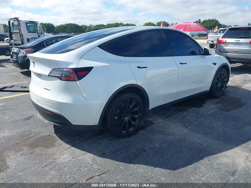 VIN 5YJYGDEE2MF193463 2021 TESLA MODEL Y