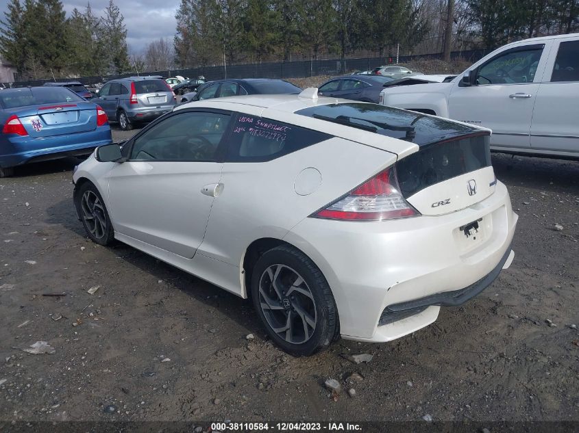 2016 HONDA CR-Z EX/EX-L NAVI JHMZF1D62GS000539