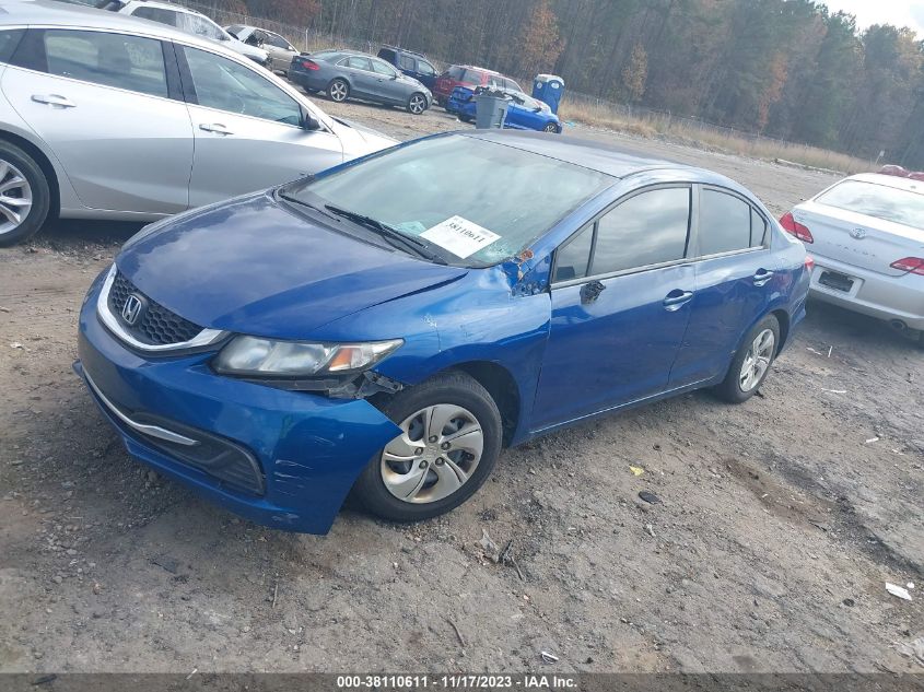 2013 HONDA CIVIC LX - 19XFB2F50DE081159