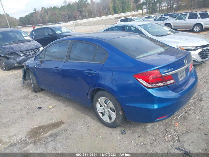 2013 HONDA CIVIC LX - 19XFB2F50DE081159
