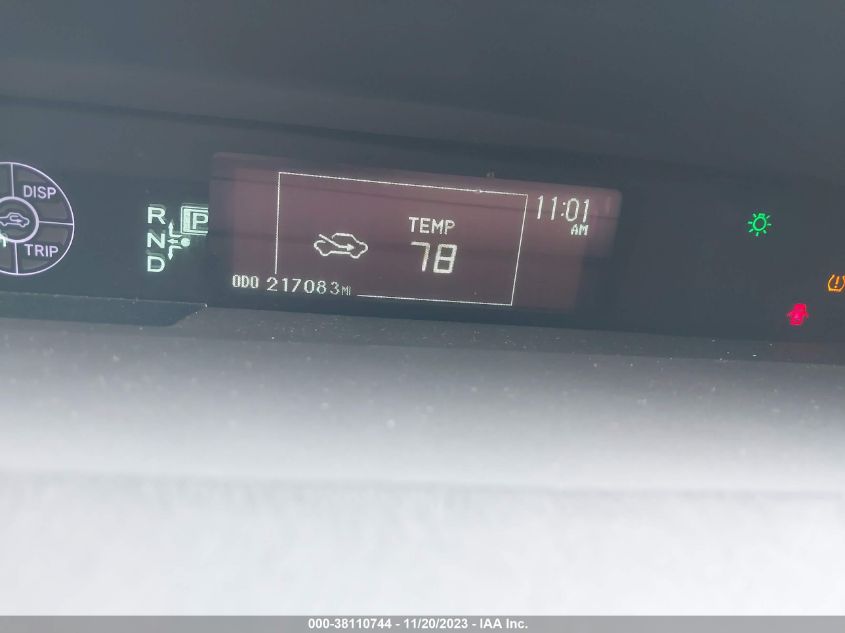 2013 TOYOTA PRIUS TWO - JTDKN3DU1D5686048