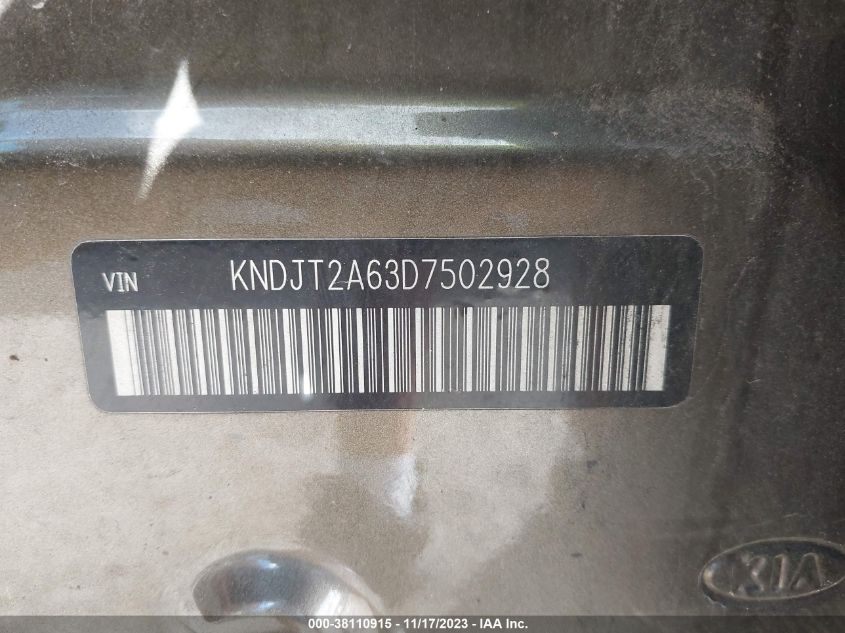 2013 KIA SOUL + - KNDJT2A63D7502928