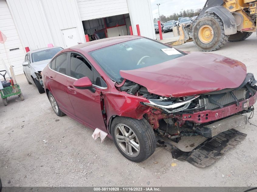 Lot #2525412913 2017 CHEVROLET CRUZE LT AUTO salvage car