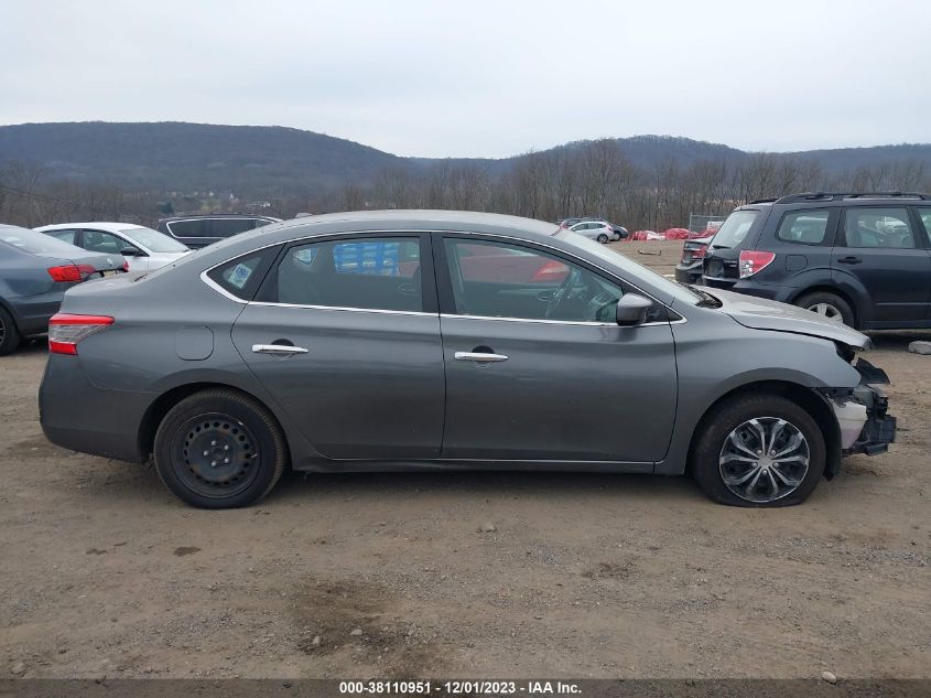 2015 NISSAN SENTRA SR/SL/S/SV/FE+ S - 3N1AB7AP2FL642754