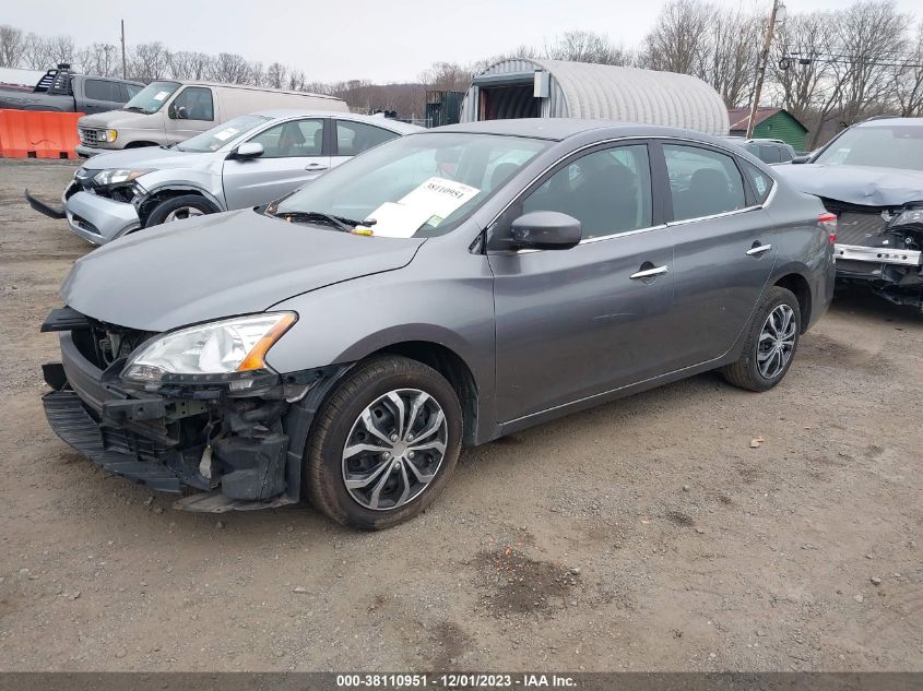 2015 NISSAN SENTRA SR/SL/S/SV/FE+ S - 3N1AB7AP2FL642754
