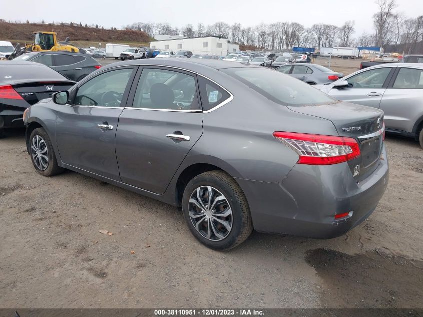 2015 NISSAN SENTRA SR/SL/S/SV/FE+ S - 3N1AB7AP2FL642754