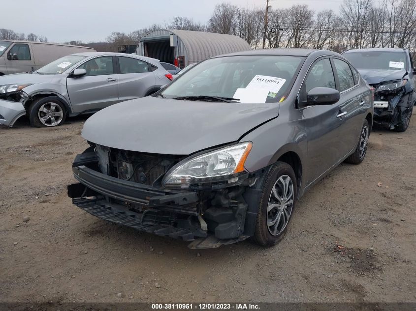 2015 NISSAN SENTRA SR/SL/S/SV/FE+ S - 3N1AB7AP2FL642754