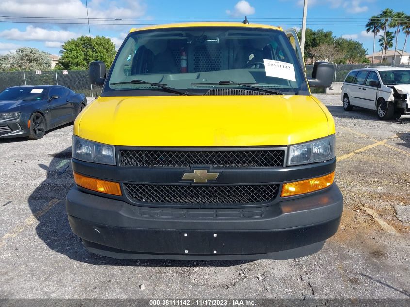 2021 CHEVROLET EXPRESS CARGO RWD 2500 REGULAR WHEELBASE WT 1GCWGAFP4M1145803