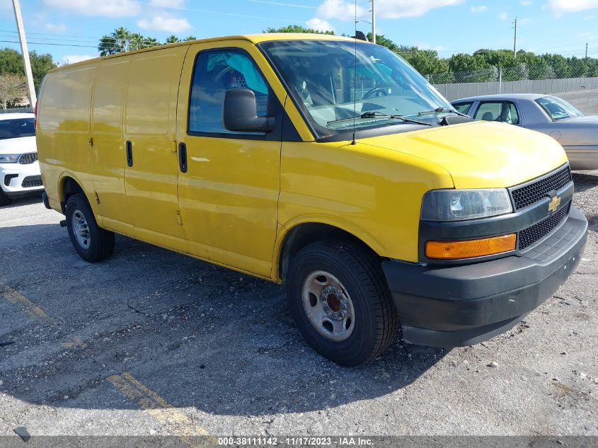 2021 CHEVROLET EXPRESS CARGO RWD 2500 REGULAR WHEELBASE WT 1GCWGAFP4M1145803