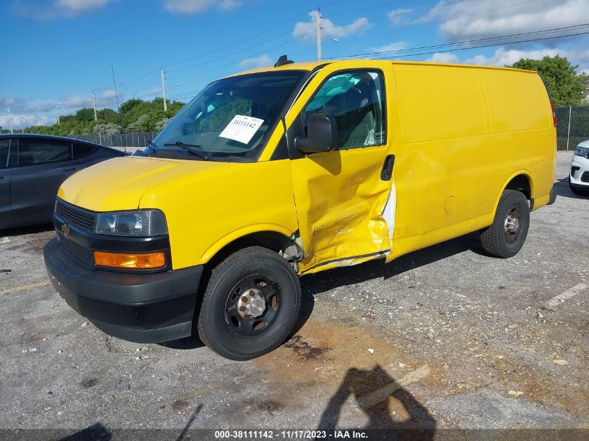 2021 CHEVROLET EXPRESS CARGO RWD 2500 REGULAR WHEELBASE WT 1GCWGAFP4M1145803