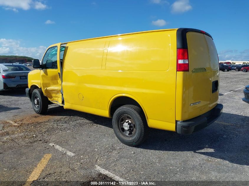 2021 CHEVROLET EXPRESS CARGO RWD 2500 REGULAR WHEELBASE WT 1GCWGAFP4M1145803