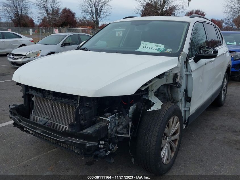 2018 VOLKSWAGEN TIGUAN 2.0T SE/2.0T SEL - 3VV2B7AX9JM063363