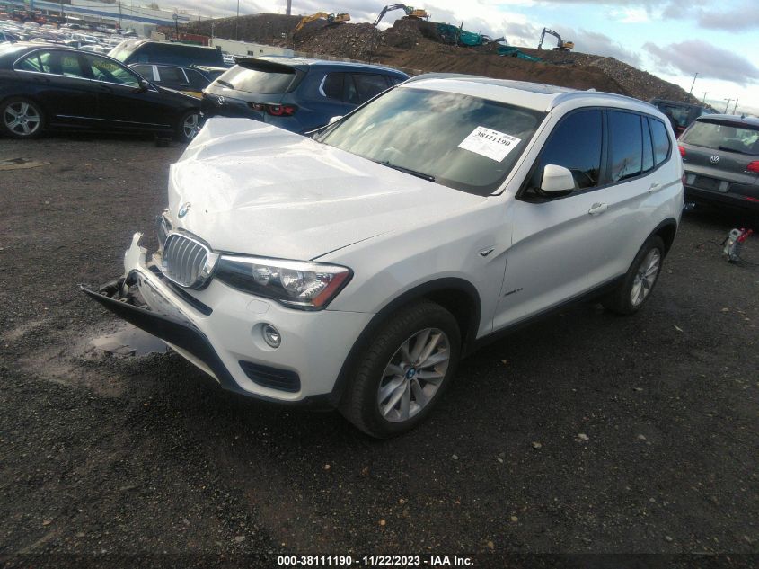 2017 BMW X3 XDRIVE28I - 5UXWX9C53H0T07237